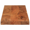 Mesa retangular placa de madeira maciça acacia 120x30x3.8 cm 4
