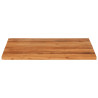 Tablero de mesa cuadrado madera maciza de acacia 80x80x3.8 cm 3