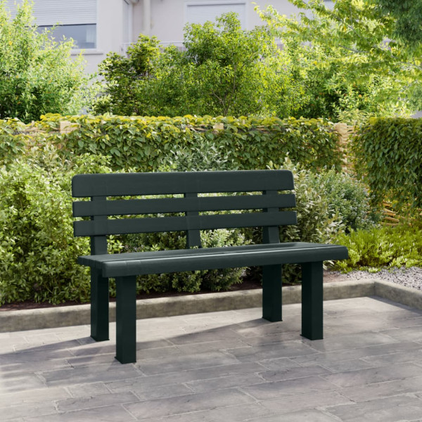 Banco de jardim 110x52x71 cm polipropileno verde M 3
