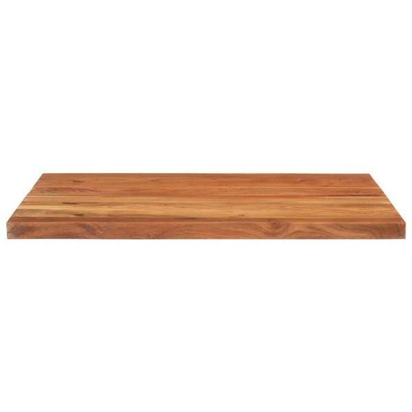 Tablero de mesa rectangular madera maciza acacia 100x80x2.5 cm M 3