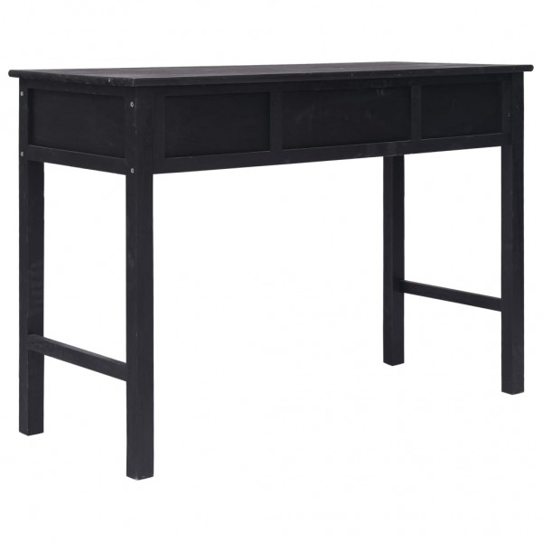Mesa consola de madera negra 110x45x76 cm M 5