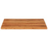 Tablero de mesa cuadrado madera maciza de acacia 80x80x2.5 cm 3