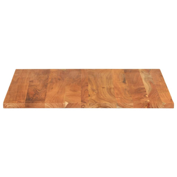 Tablero de mesa cuadrado madera maciza de acacia 80x80x2.5 cm M 4