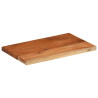 Tablero de mesa rectangular madera maciza acacia 50x20x3.8 cm 2