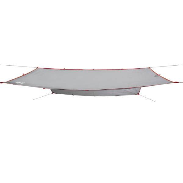 Lona de camping impermeable gris y naranja 500x294 cm M 3