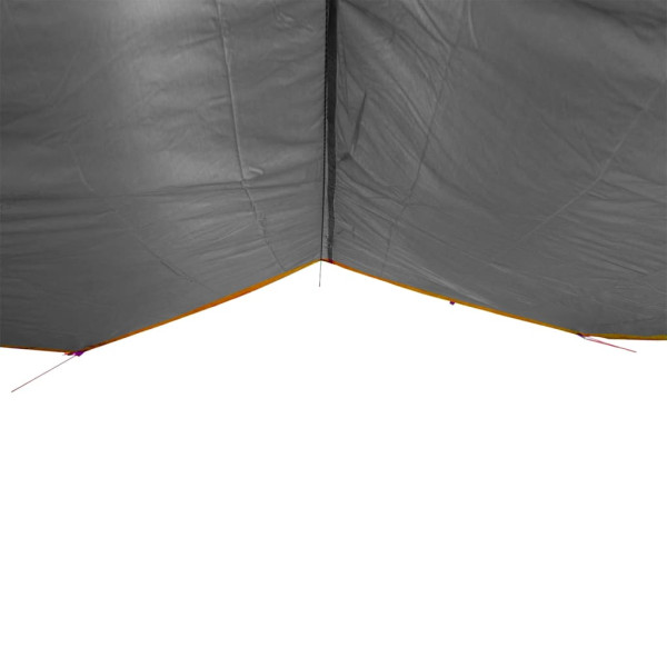 Lona de camping impermeable gris y naranja 500x294 cm M 5