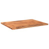 Tampo de mesa retangular 70x60x2.5 cm madeira de acácia maciça 2