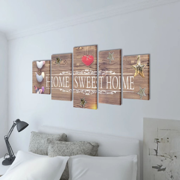 Políptico. design Home Sweet Home 200 x 100 cm M 2