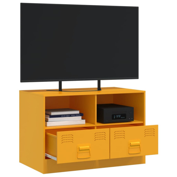 Móvel de TV 67x39x44 cm aço amarelo mostarda M 5