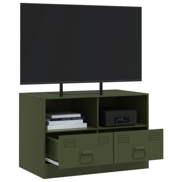 Móvel de TV 67x39x44 aço verde azeitona M 5