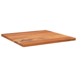 Tablero de mesa cuadrado madera maciza de acacia 60x60x2.5 cm H