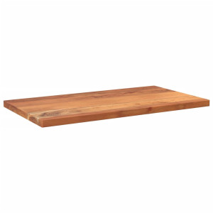 Tablero de mesa rectangular madera maciza acacia 100x60x3.8 cm H