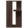 Mesa auxiliar madera de ingeniería roble marrón 35x35x60 cm 5