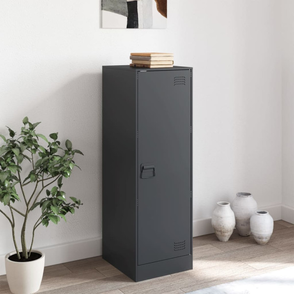 Aparador de acero gris antracita 34.5x39x107 cm M 3