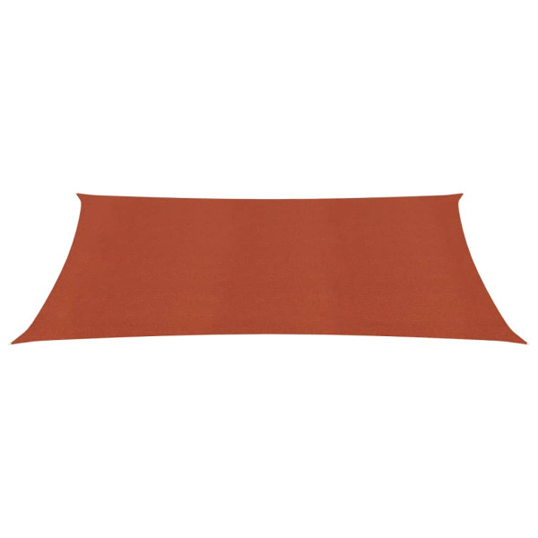 Para-sol vela retangular 160 g/m² 3.5x5 m PEAD terracotta M 2