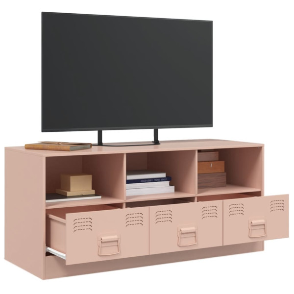 Móvel de TV 99x39x44 aço rosa M 5