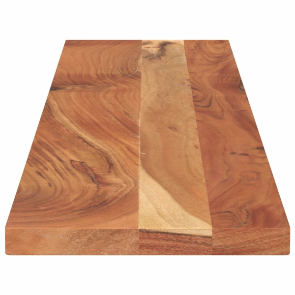 Tablero de mesa rectangular madera maciza acacia 180x30x2.5 cm M 4