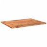 Tablero de mesa rectangular madera maciza acacia 70x50x3.8 cm 2