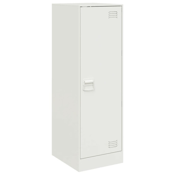 Aparador de acero blanco 34.5x39x107 cm M 2