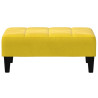 Apoio de pés 77x55x31 cm veludo amarelo 4