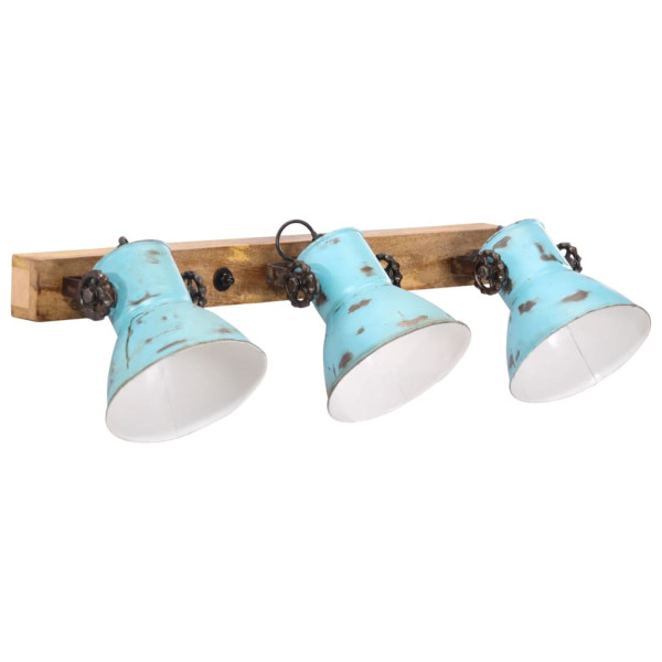 Lâmpada de parede azul usada 25 W E27 65x25 cm M 2