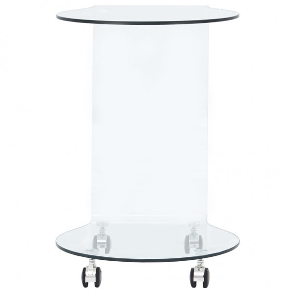 Mesa de centro 45x40x58 cm vidro temperado M 3