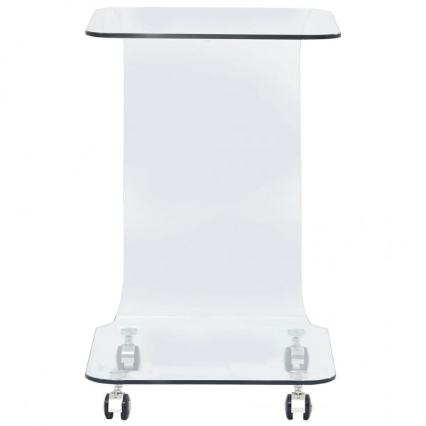 Mesa de centro de vidrio templado 45x40x63 cm M 2