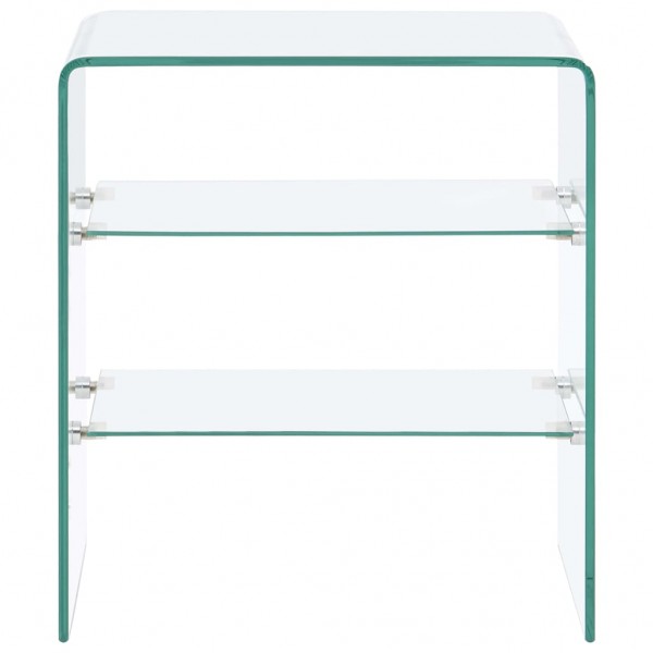 Mesa de centro de vidrio templado 50x40x56 cm M 2