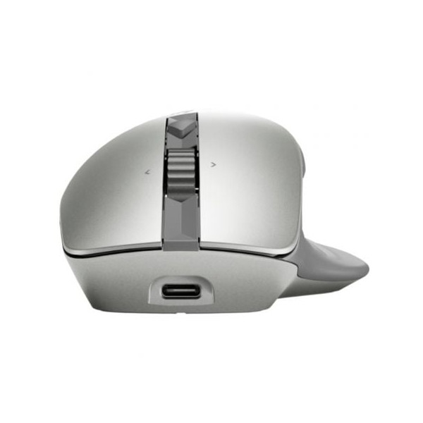 Ratón inalámbrico por bluetooth hp 930 creator/ batería recargable/ hasta 4000 dpi/ plata M 3