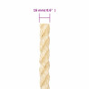 Cuerda 100% sisal 16 mm 25 m 4