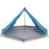 Tienda de campaña familiar tipi 8 personas impermeable azul 4