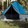Tenda familiar tipi para 10 pessoas impermeável azul 1