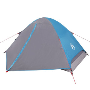 Tenda igloo para 4 pessoas impermeável azul H