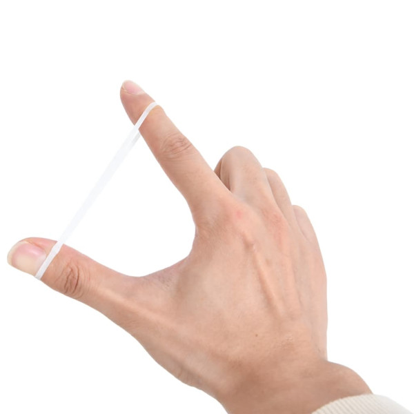 Elásticos para tranças de cavalos 2500 pcs silicone preto M 2