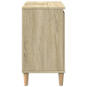 Armario de lavabo madera contrachapada roble Sonoma 58x33x60 cm 5