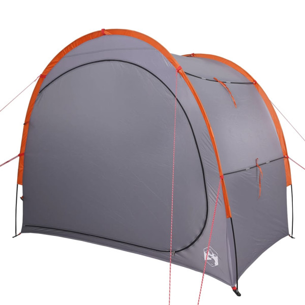 Tenda de arrumação impermeável cinzento e laranja M 2