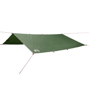Lona de camping impermeable verde 300x294 cm H