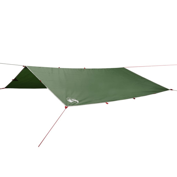 Lona de camping impermeable verde 300x294 cm M 2