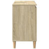 Armario de baño madera contrachapada roble Sonoma 65x33x60 cm 5