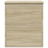 Caja de almacenaje madera ingeniería roble Sonoma 40x42x46 cm 4