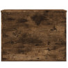 Caja de almacenaje madera ingeniería roble ahumado 60x42x46 cm 4