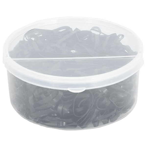 Elásticos para tranças de cavalos 500 pcs silicone preto M 4