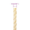 Cuerda 100% sisal 14 mm 25 m 4