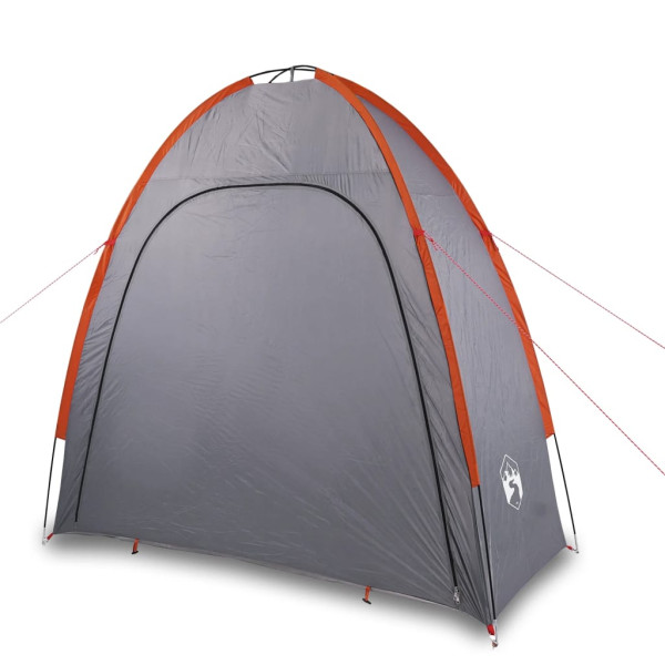 Tenda de arrumação impermeável cinzento e laranja M 4