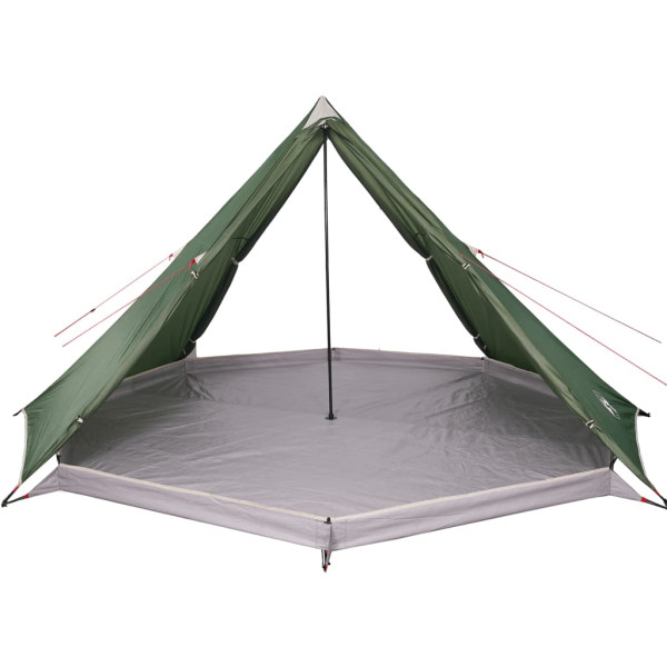 Tenda familiar tipi para 8 pessoas impermeável verde M 2