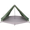 Tenda familiar tipi para 8 pessoas impermeável verde 2