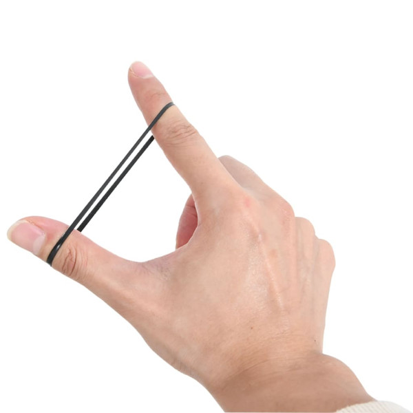 Elásticos para tranças de cavalos 1500 pcs silicone preto M 2