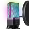 Micrófono Woxter MIC STUDIO 65 RGB negro 3