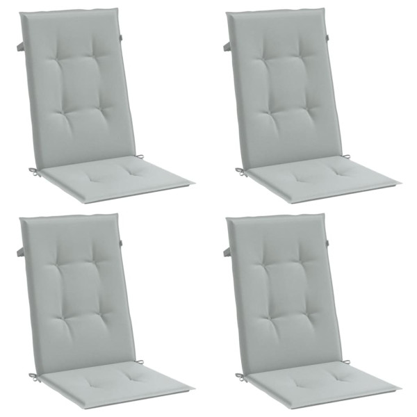 Almofadões para cadeiras altas 4 pcs mesclado tecido M 3