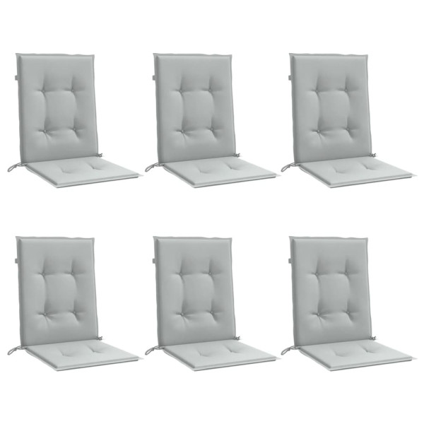 Almofadões lombares cadeiras 6pcs 100x50x4 cm mesclado tecido M 3